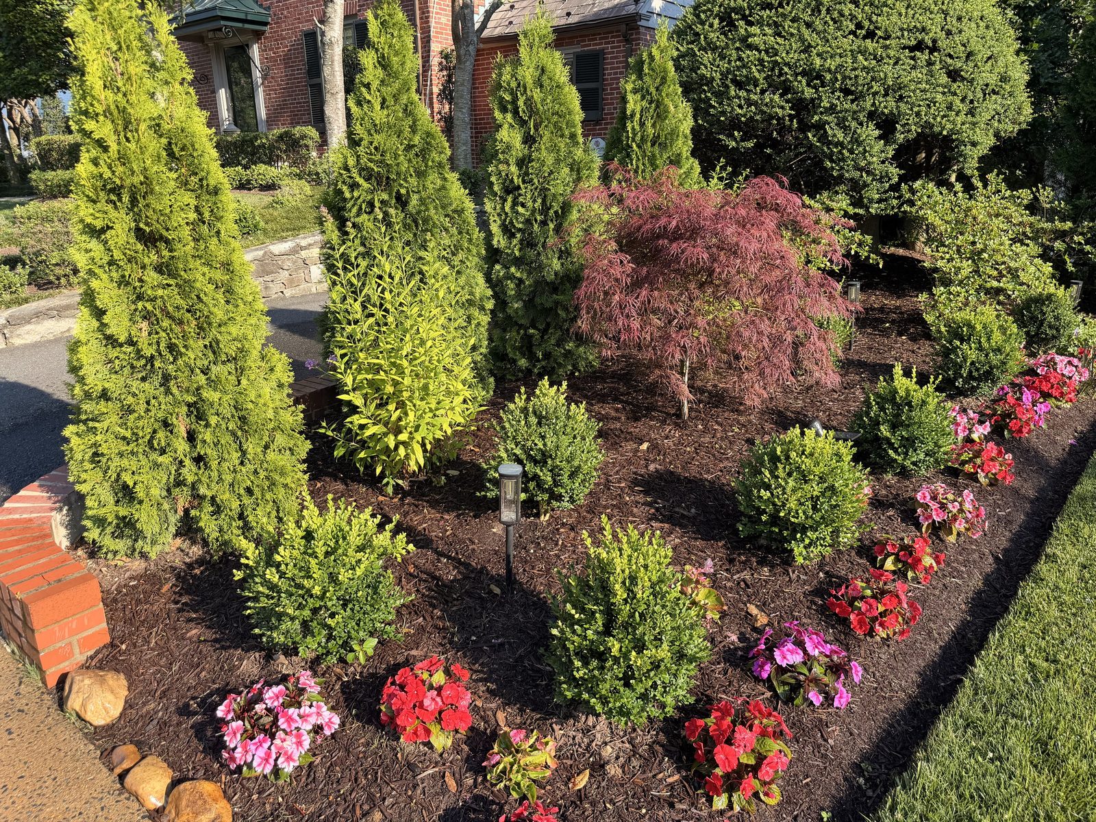 Front border
