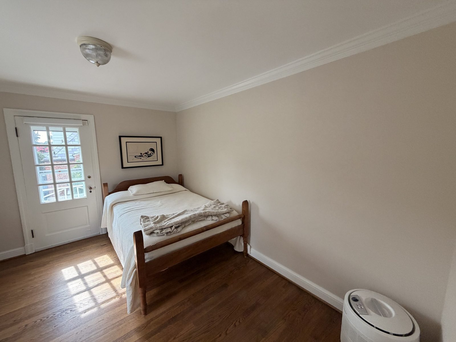Bedroom with balcony